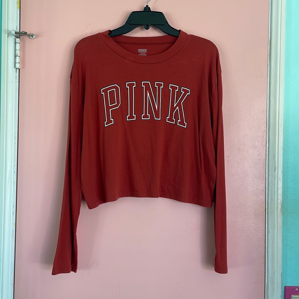 PINK cropped long sleeve too